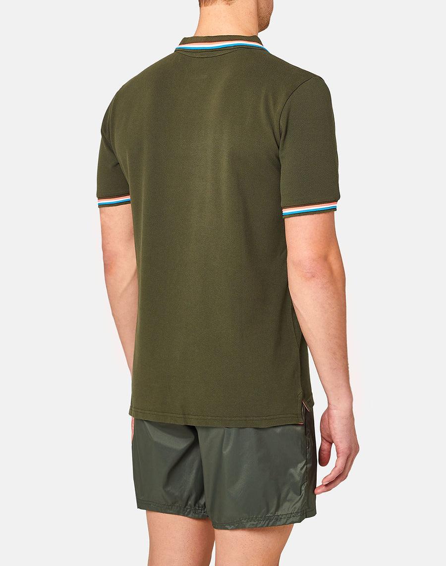 Sundek Polo Brice in cotone piquet con dettagli tricolor M779PLJ6500-30207 Vendita Calda