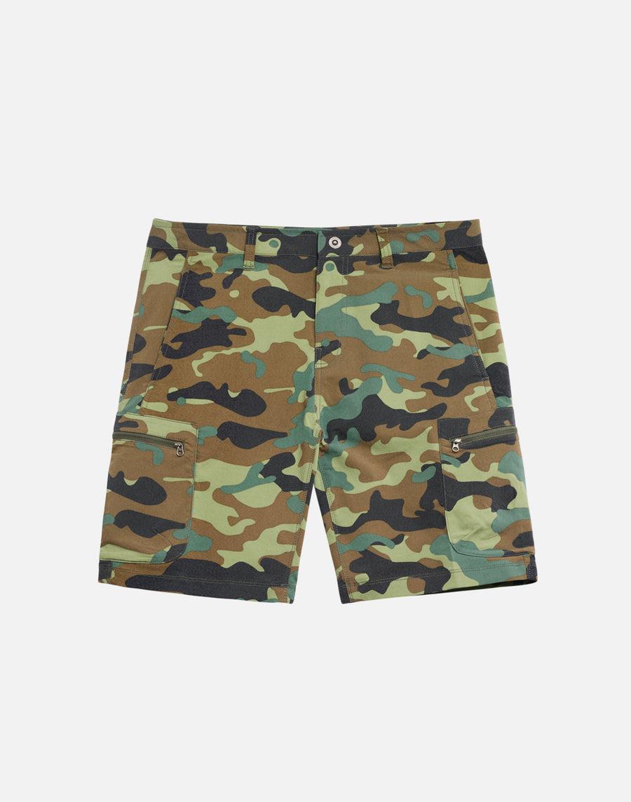 Sundek adan-walkshort wiht snap slanted pockets zippered cargo pockets rb pocket M169WKP8753-49753