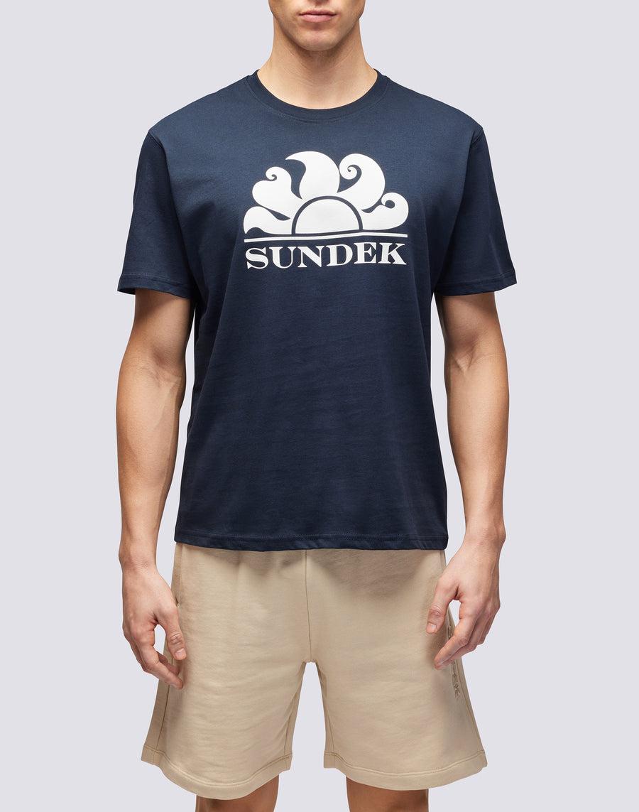 Sundek T-shirt New Simeon girocollo con logo M021TEJ7800-00704 Offerta natalizia