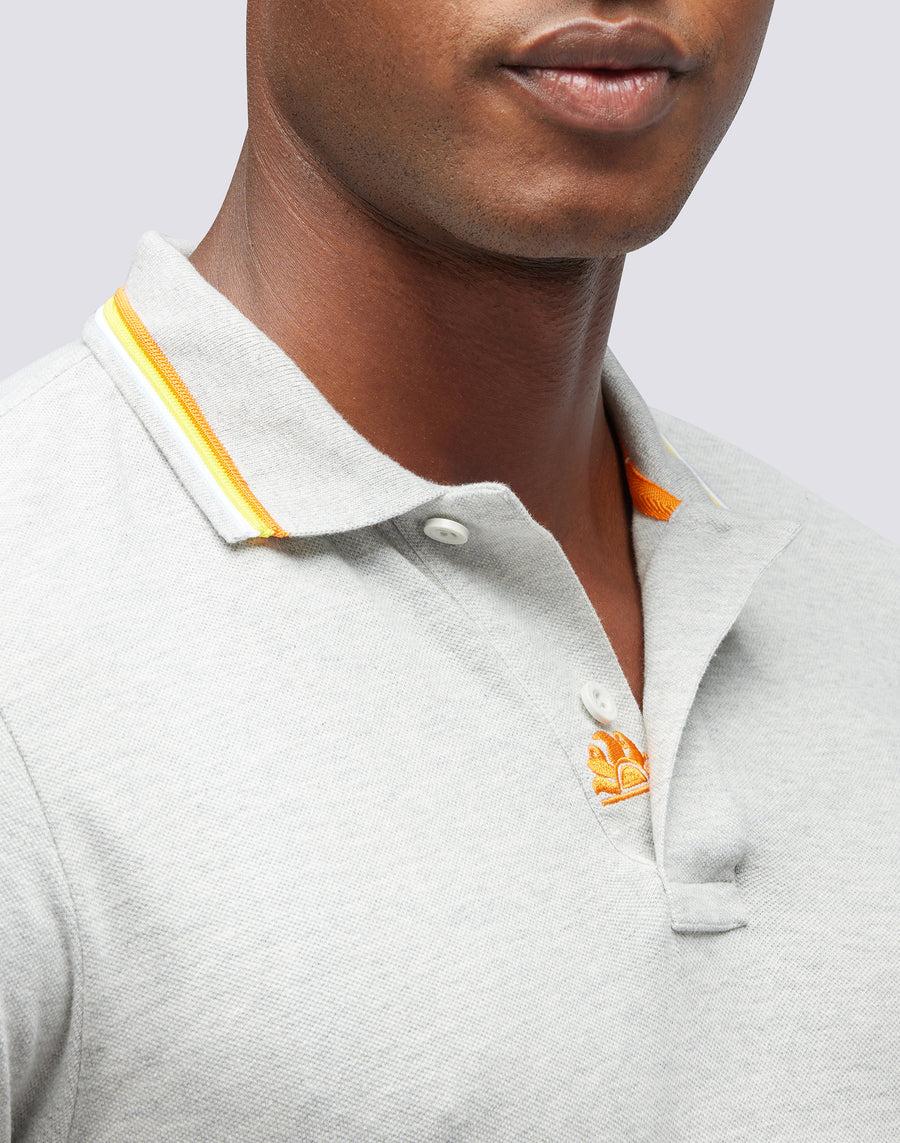 Sundek polo brice in cotone piquet con dettagli tricolor M779PLJ6500-00724