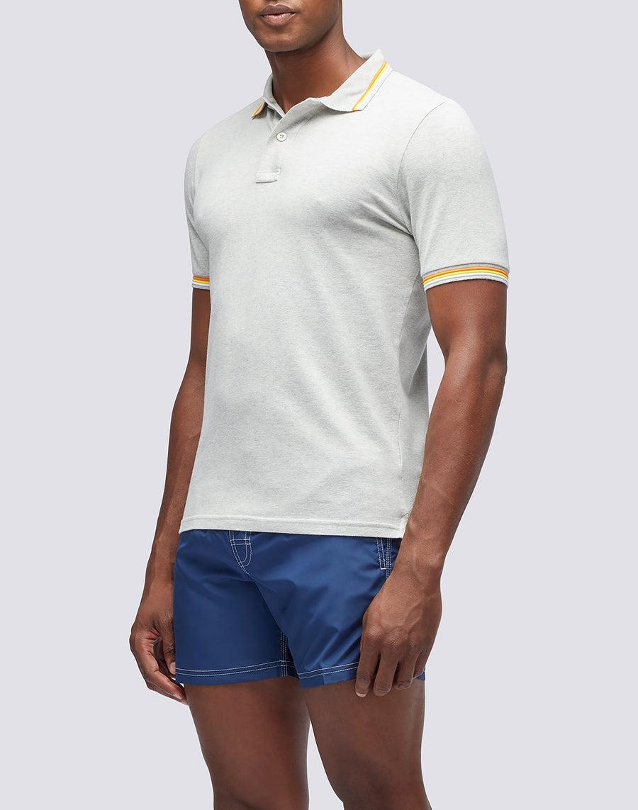 Sundek polo brice in cotone piquet con dettagli tricolor M779PLJ6500-00724 Discount Store per i nuovi prodotti