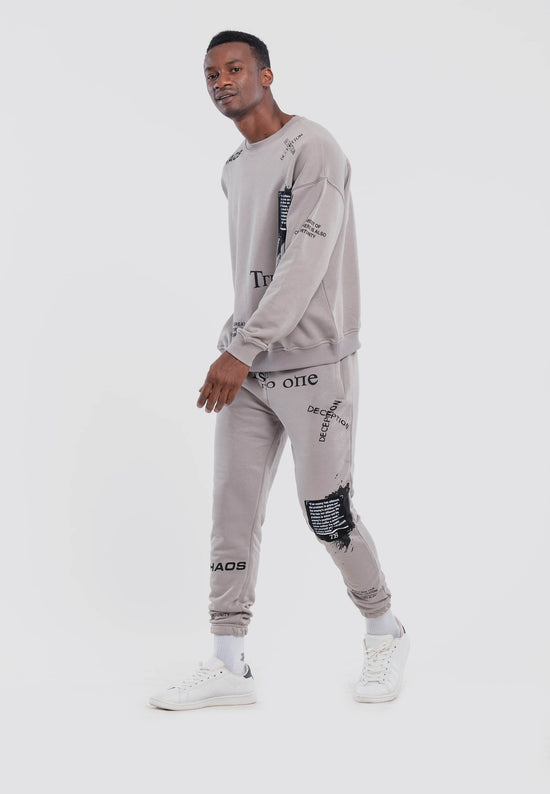 Tom Barron Tuta da ginnastica con stampa Luxe Everywhere Presa