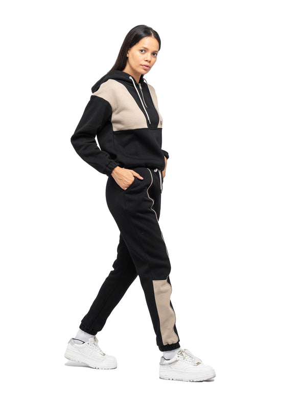 Tom Barron Prestige Tuta da ginnastica mezza zip Duo-Color Vendita