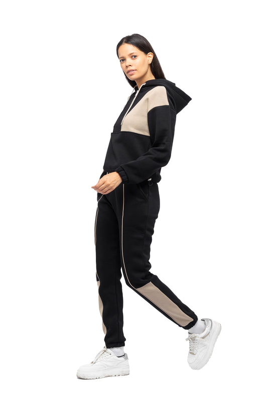 Tom Barron Prestige Tuta da ginnastica mezza zip Duo-Color Vendita