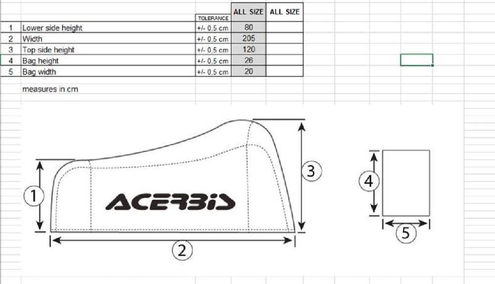 Acerbis MOTORBIKE COVER Promozione