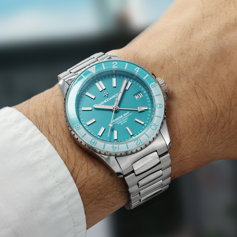 Venezianico NEREIDE GMT Cielo - 3521505C Nuova