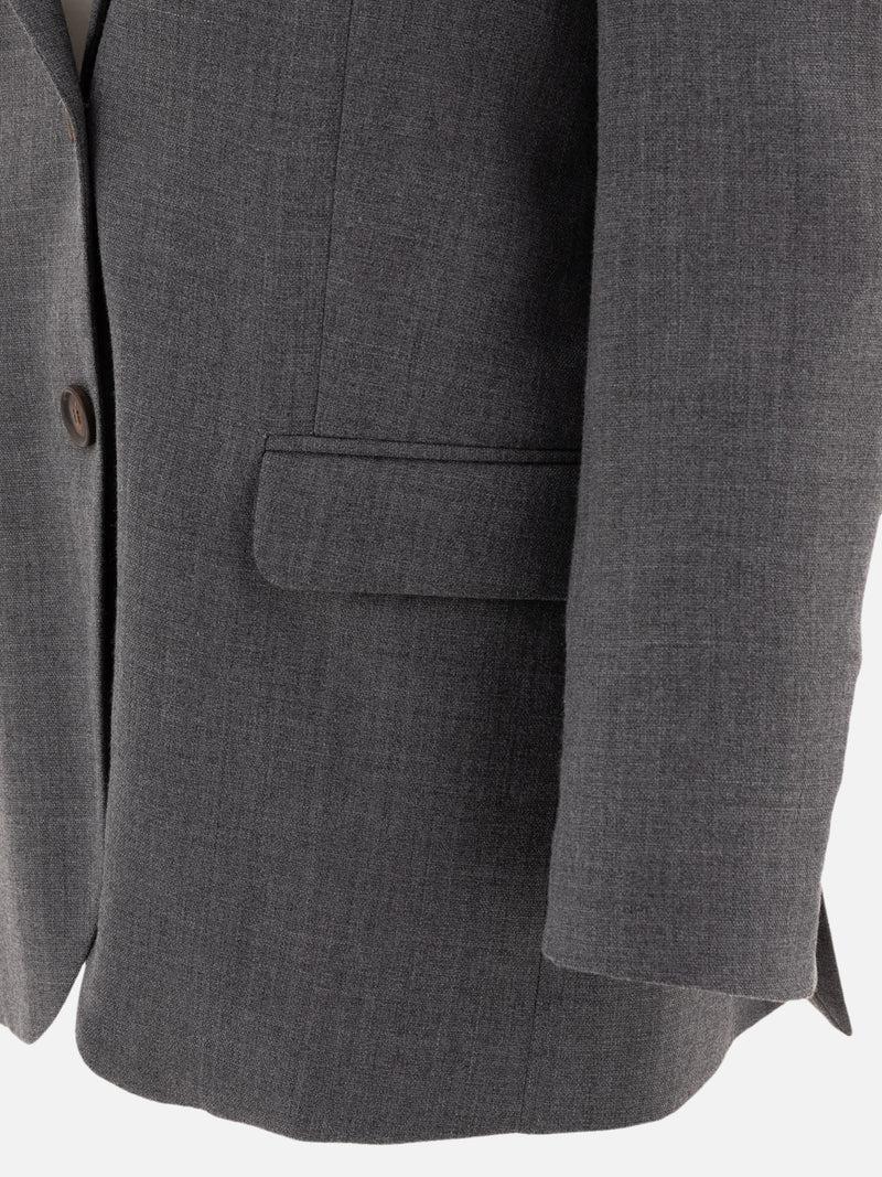 Vietti Brunello Cucinelli Blazer monopetto in misto lana Consegna Veloce