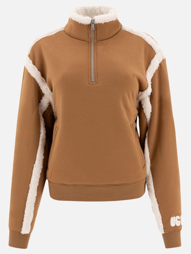 Vietti Ugg Felpa con mezza zip "Lydi" Promozione Limitata