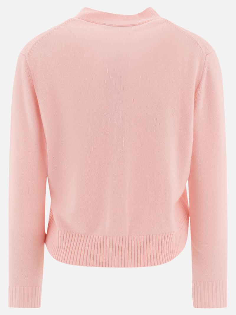 Vietti Maison Kitsuné Cardigan con ricamo "Fox Head" Prezzo Ridotto