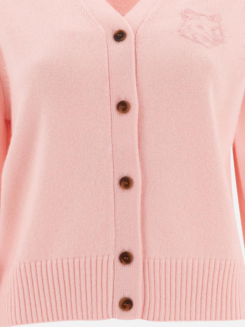 Vietti Maison Kitsuné Cardigan con ricamo "Fox Head" Prezzo Ridotto