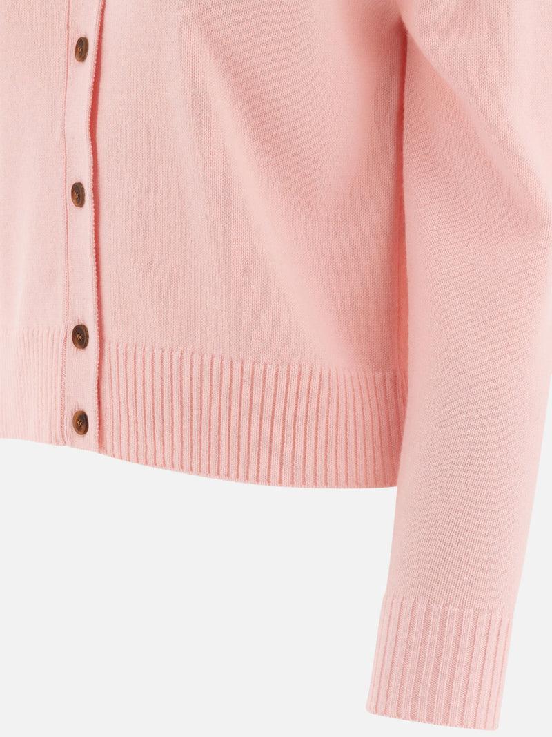 Vietti Maison Kitsuné Cardigan con ricamo "Fox Head" Prezzo Ridotto