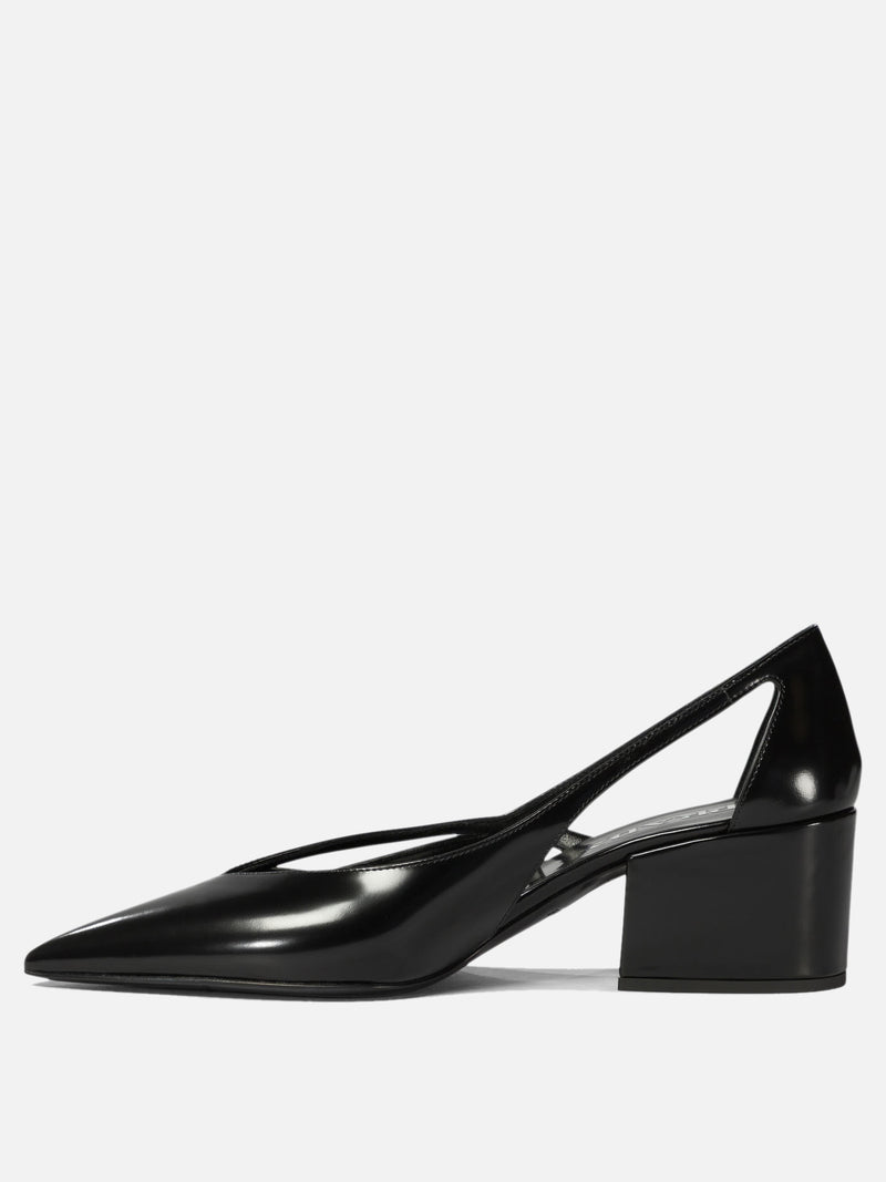 Vietti Prada Décolleté cut-out in pelle spazzolata Negozio