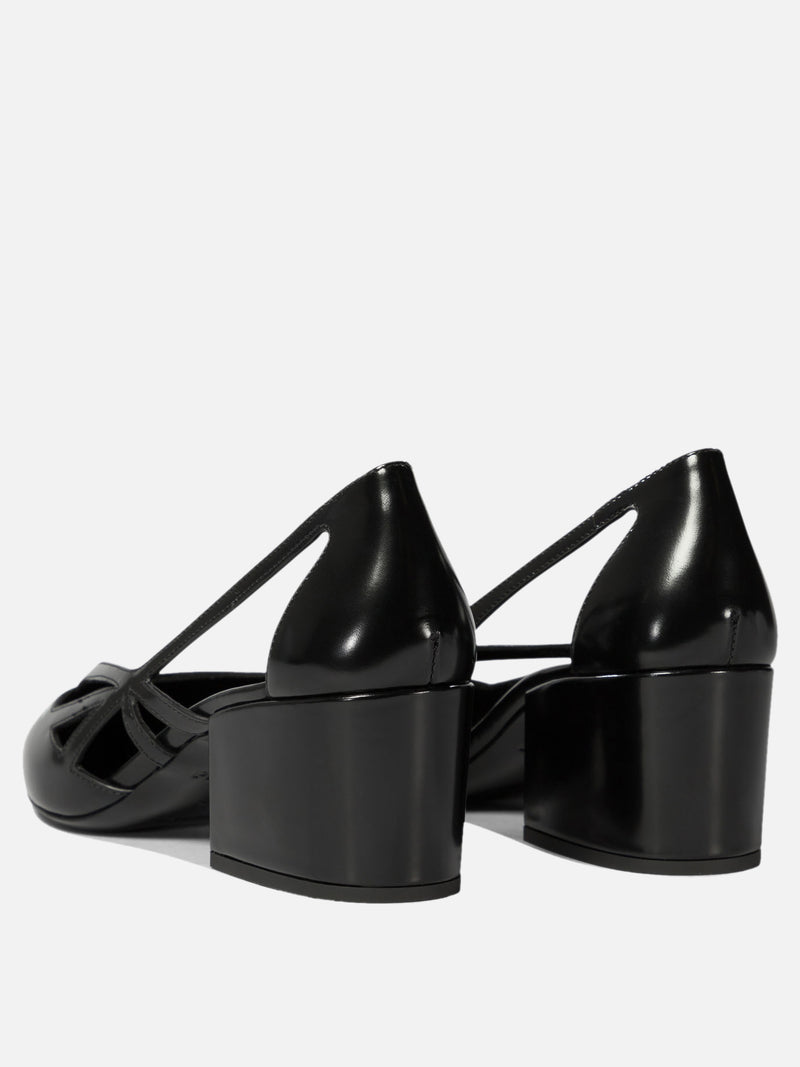 Vietti Prada Décolleté cut-out in pelle spazzolata Negozio