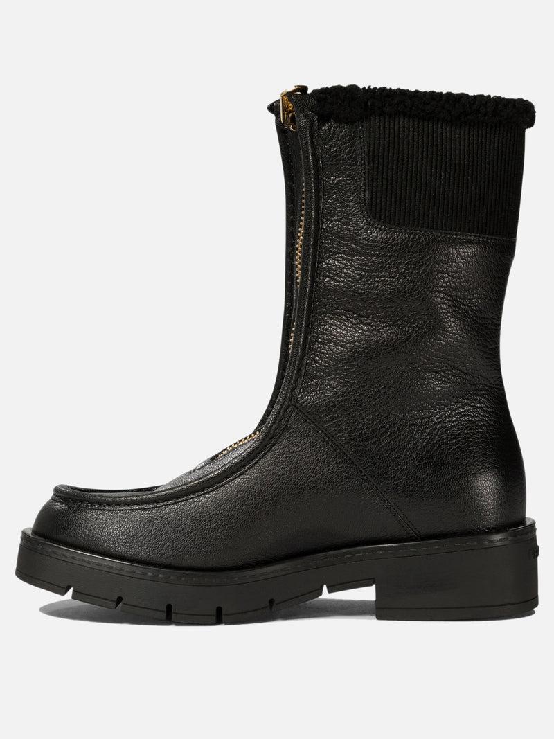Vietti Ferragamo Stivaletti "Montse Fur" In Saldo