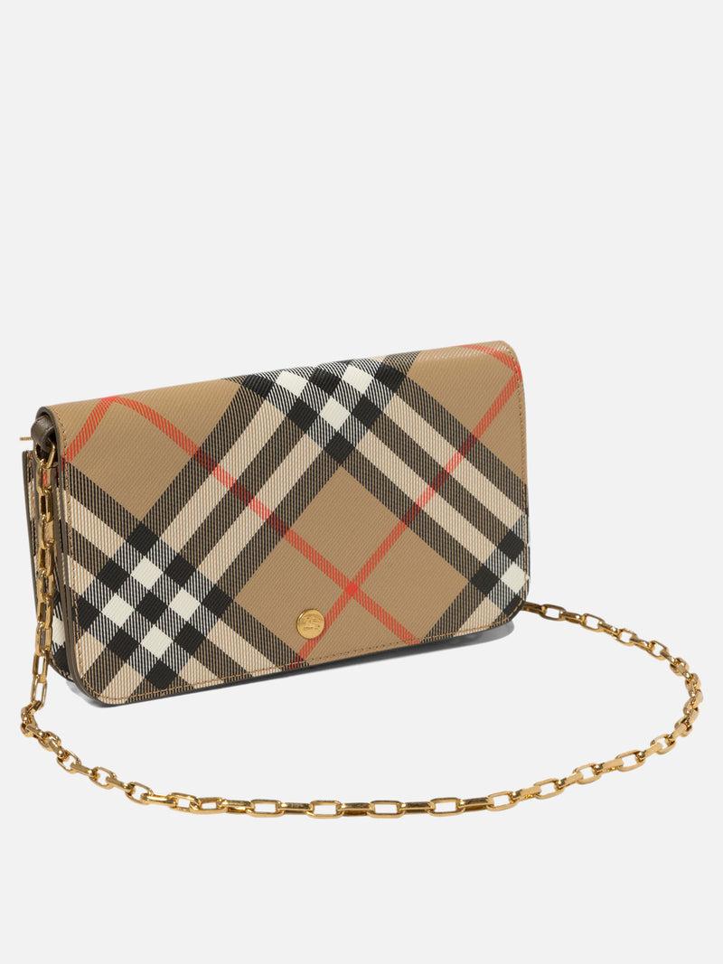 Vietti Burberry Borsa a tracolla "Check" Consegna Veloce
