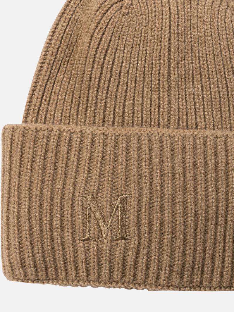 Vietti Max Mara Berretto in cashmere a coste Prezzo Ridotto