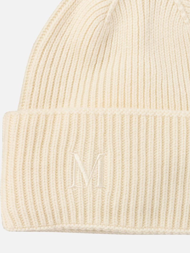 Vietti Max Mara Berretto in cashmere a coste Presa