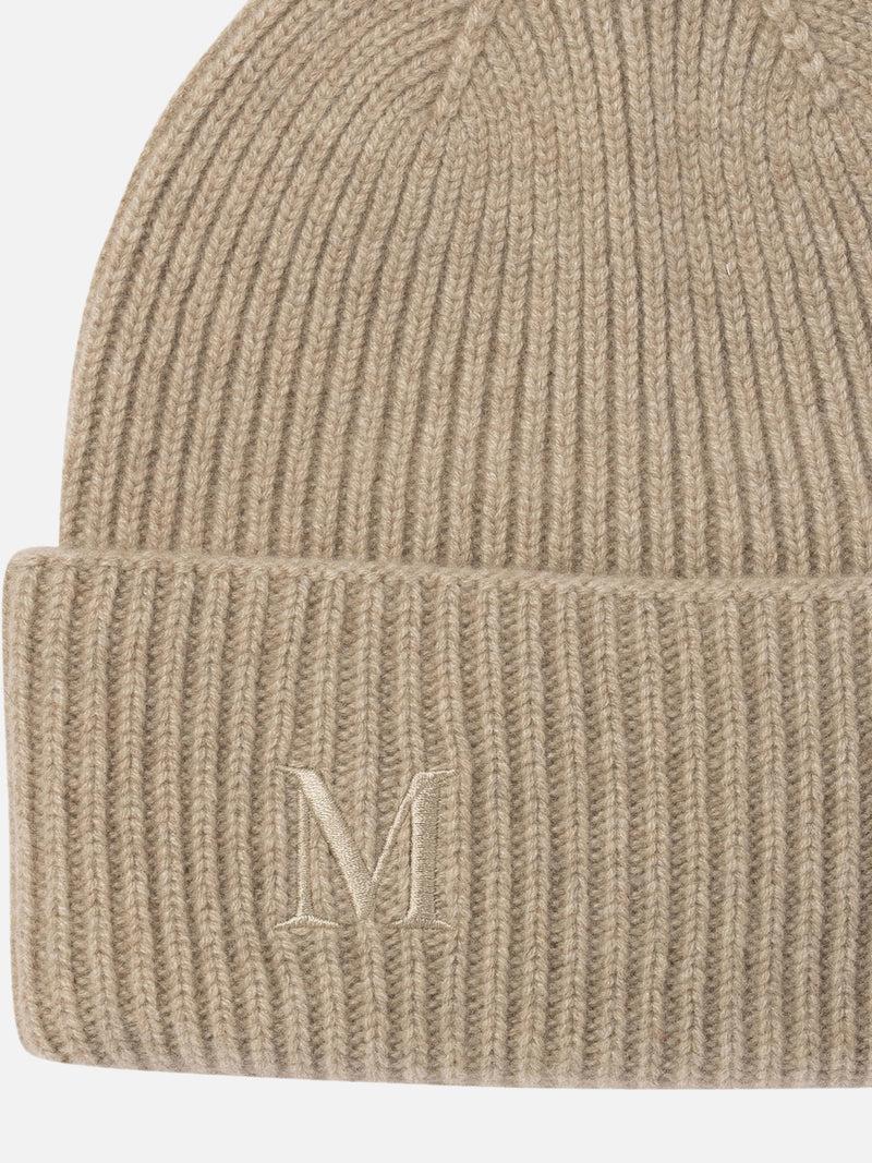 Vietti Max Mara Berretto in cashmere a coste Sconto