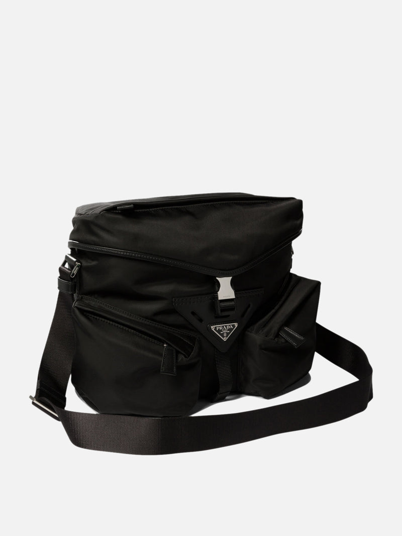 Vietti Prada Borsa con tracolla in Re-Nylon e pelle Novità