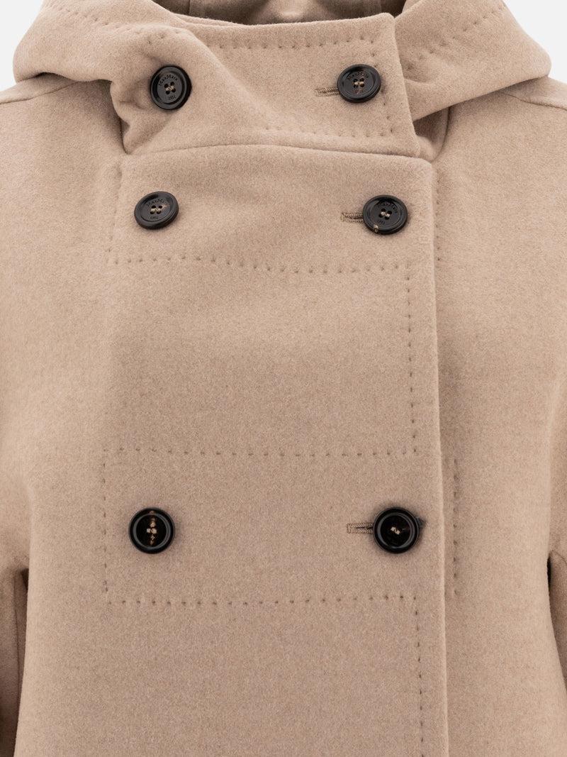 Vietti Max Mara Cappotto doppiopetto in lana e cashmere In Saldo