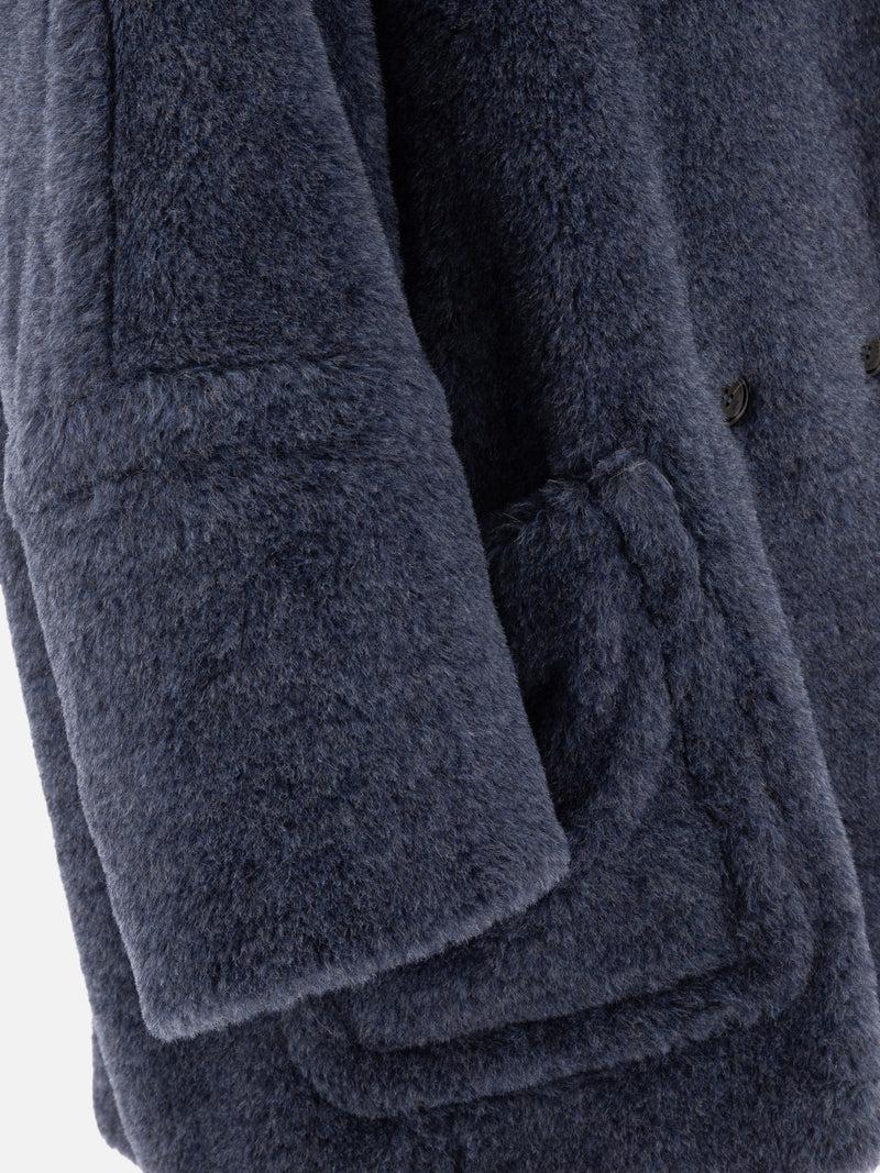 Vietti Max Mara Cappotto corto in alpaca e lana "Teddy Bear Icon" Nuova