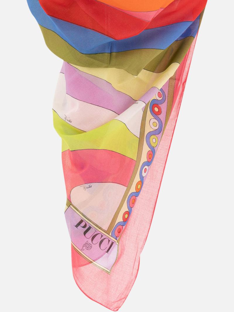 Vietti Pucci Sarong con stampa Iride e Onde In Linea