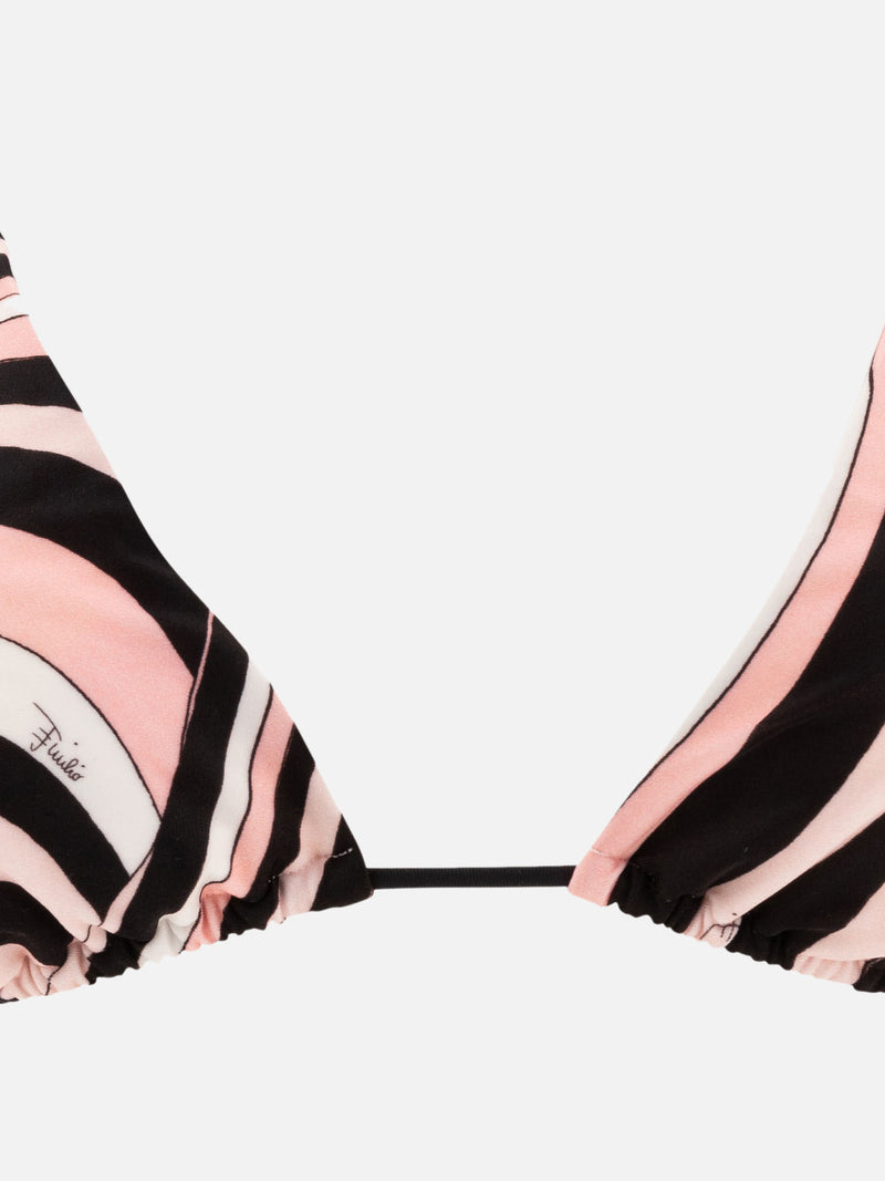 Vietti Pucci Top bikini con stampa Iride Vendita