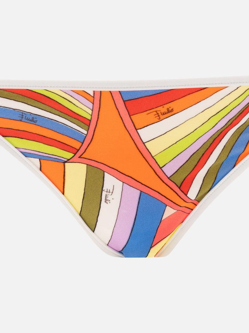 Vietti Pucci Slip bikini con stampa Iride Promozione