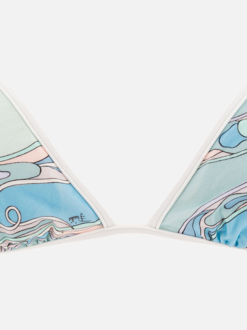 Vietti Pucci Top bikini con stampa Orchidee Pezzi Unici