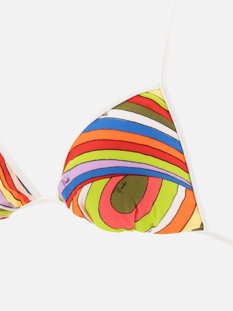 Vietti Pucci Top bikini con stampa Iride Soddisfazione Garantita