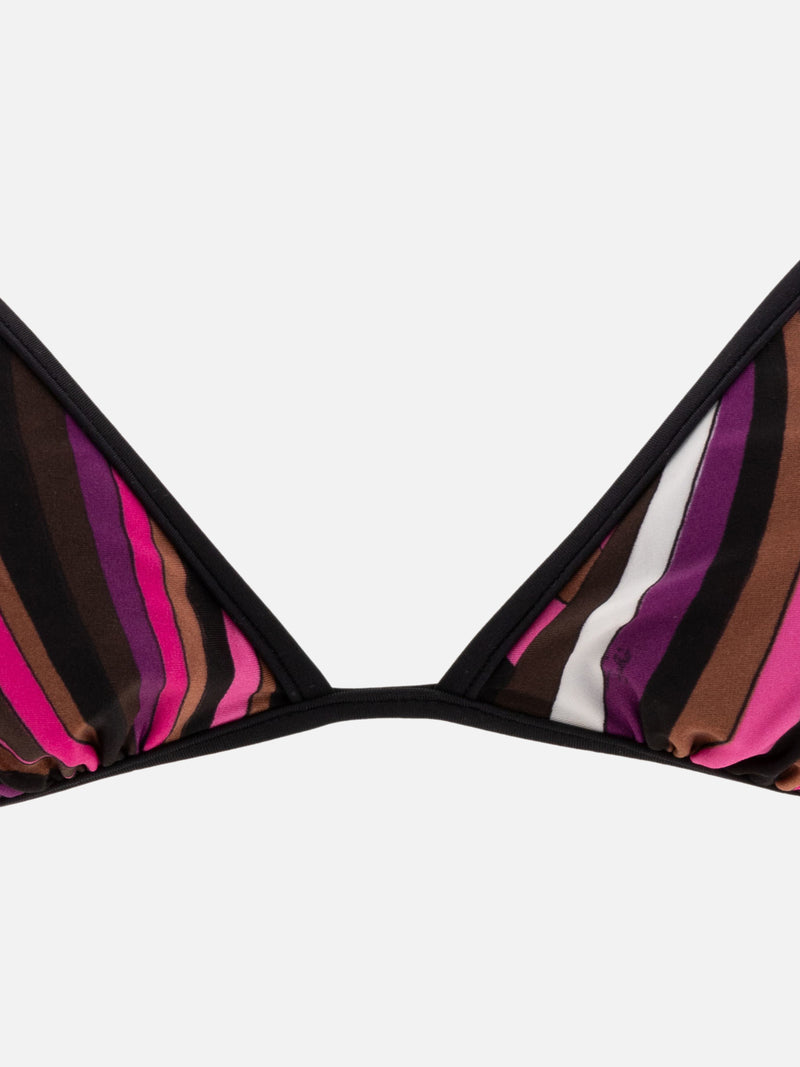 Vietti Pucci Top bikini con stampa Iride Qualità Garantita