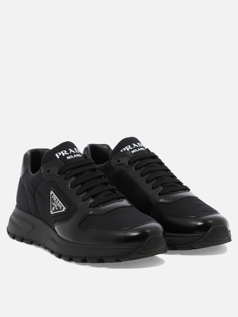 Vietti Prada Sneaker in pelle e Re-Nylon "PRAX 01" Shopping Online