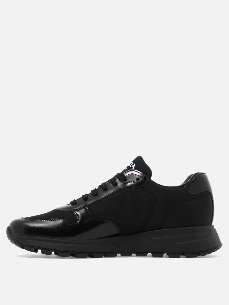 Vietti Prada Sneaker in pelle e Re-Nylon "PRAX 01" Shopping Online