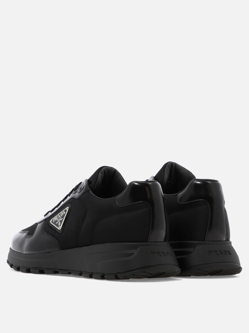 Vietti Prada Sneaker in pelle e Re-Nylon "PRAX 01" Shopping Online