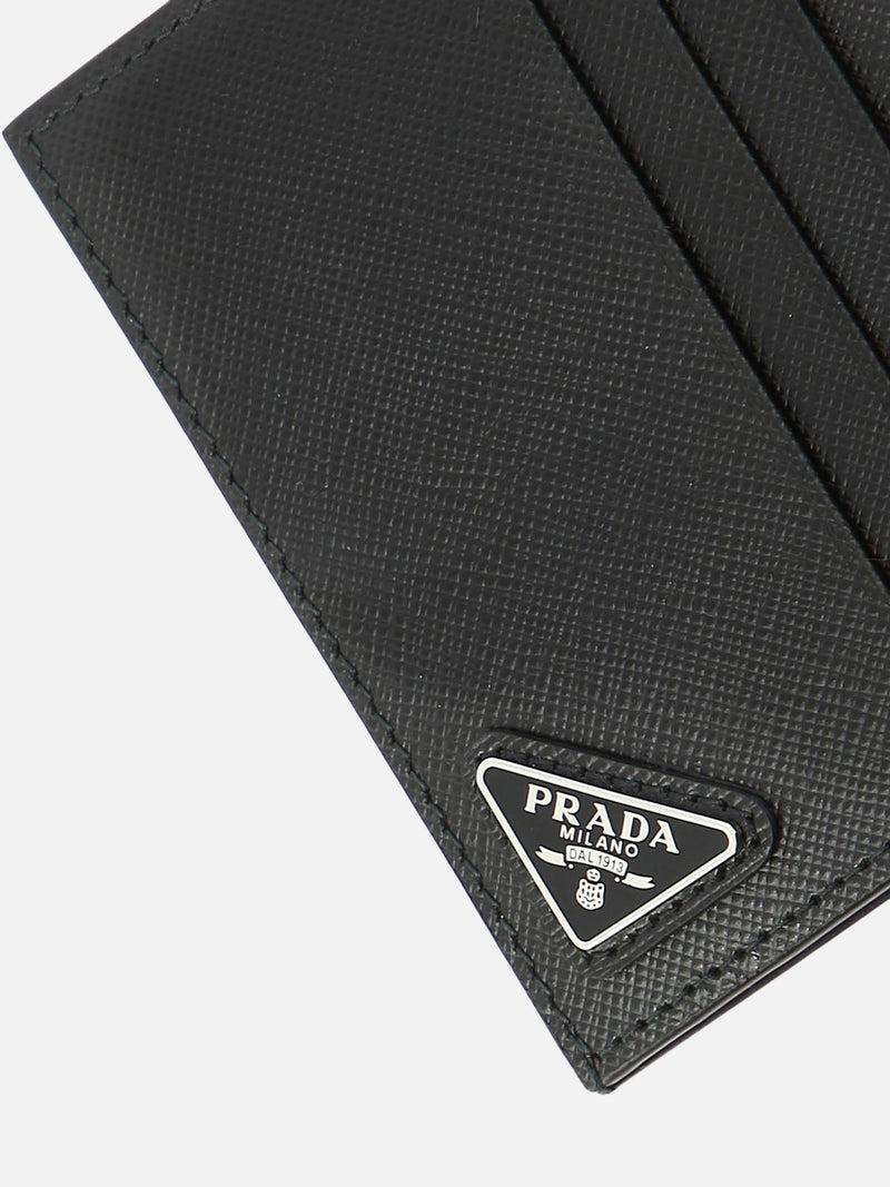 Vietti Prada Portacarte in Saffiano In Saldo