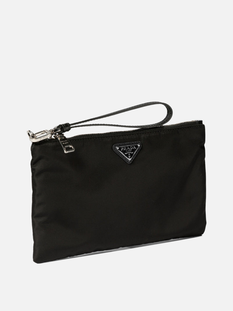 Vietti Prada Pouch in Re-Nylon e Saffiano Nuova