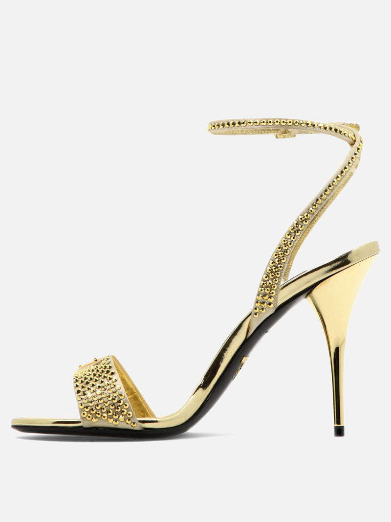 Vietti Prada Sandali in raso con cristalli Shopping Online