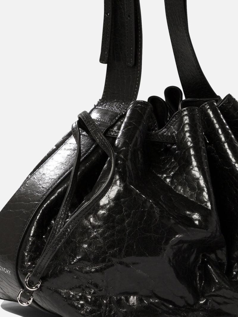 Vietti Givenchy Borsa a spalla "Pumpkin Medium" in pelle verniciata craquelé Nuova