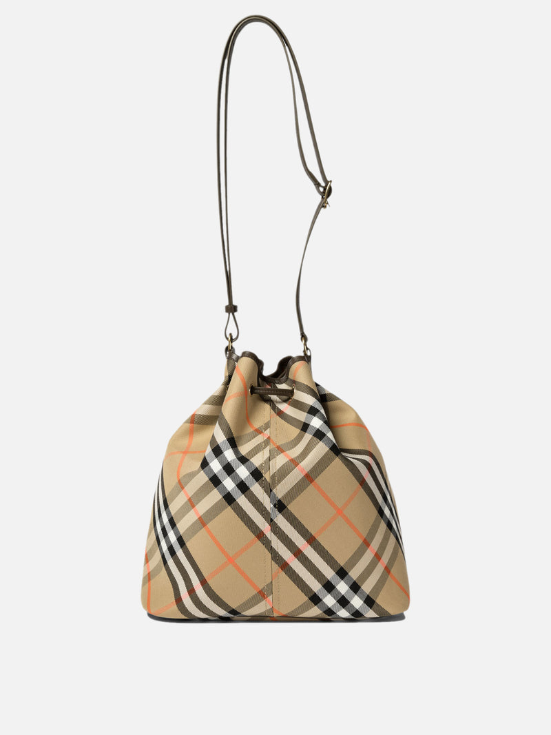 Vietti Burberry Borsa a secchiello "Vintage Check" Italy