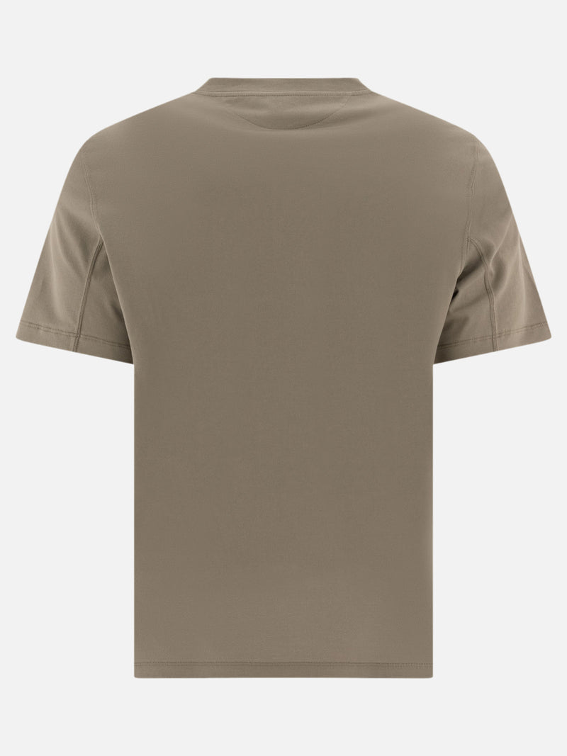 Vietti Brunello Cucinelli T-shirt in jersey con logo Saldi Di Fabbrica