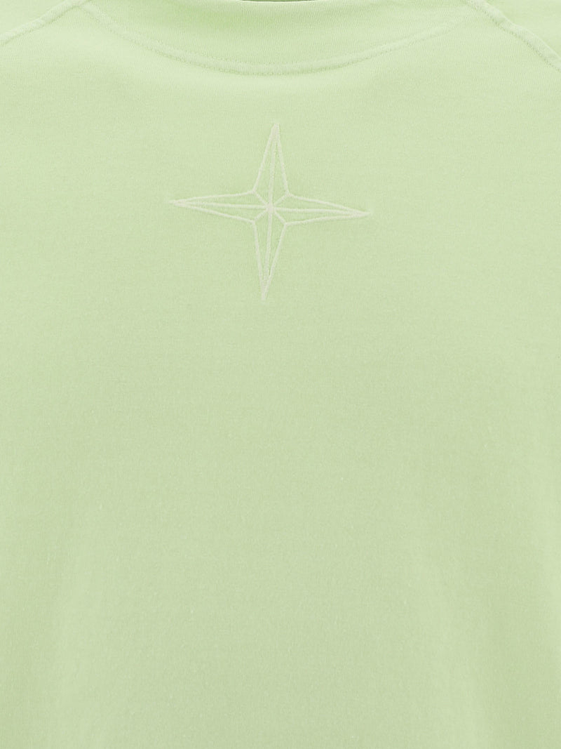 Vietti Stone Island T-shirt con ricamo "Compass" Saldi Di Fabbrica