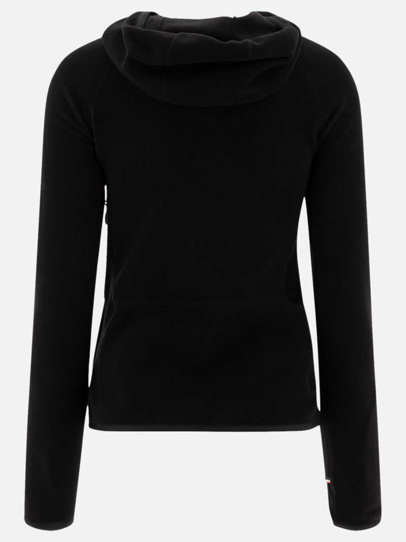 Vietti Moncler Grenoble Giacca in pile con cappuccio e zip Italia