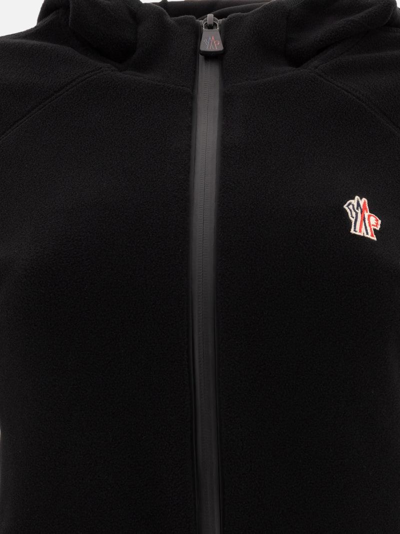 Vietti Moncler Grenoble Giacca in pile con cappuccio e zip Italia