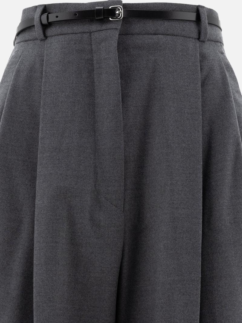 Vietti Max Mara Sportmax Pantaloni oversize in lana stretch Acquista Ora