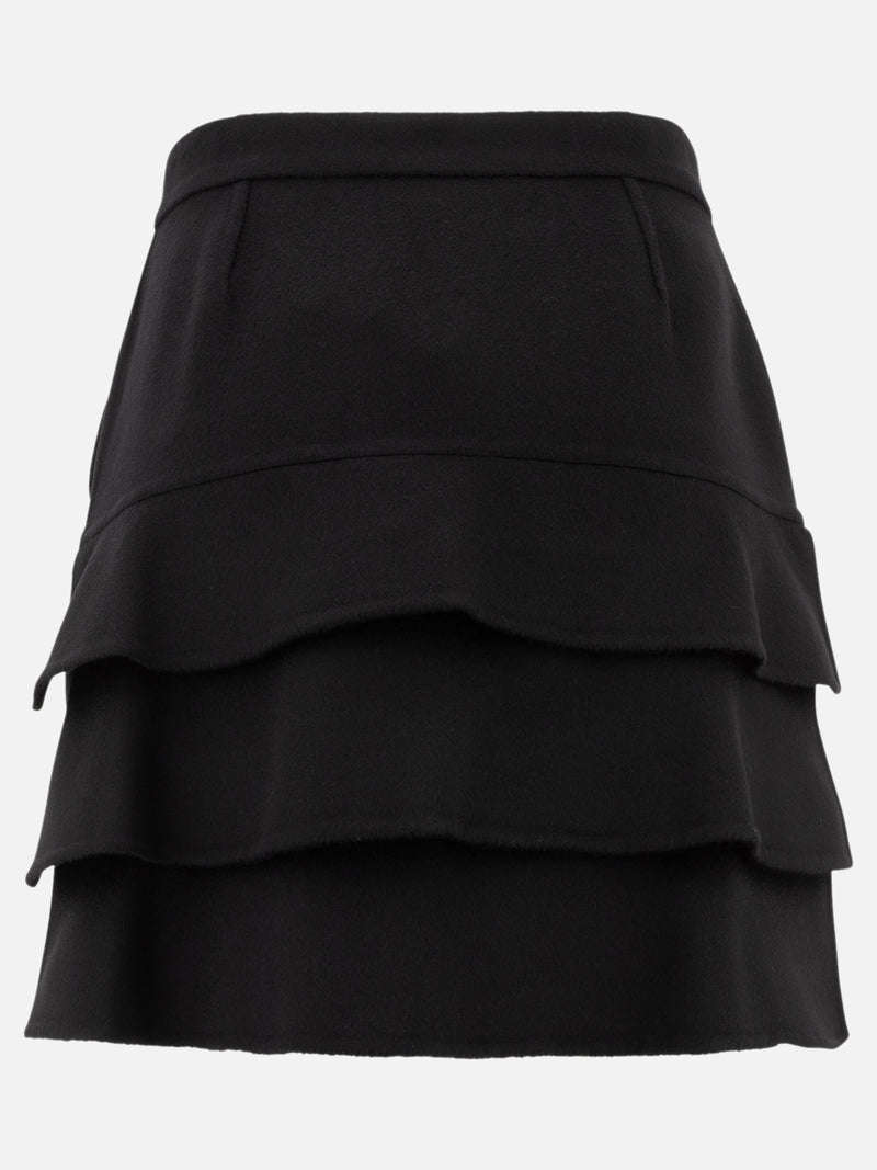 Vietti Max Mara Gonna corta in cammello Prezzo Ridotto