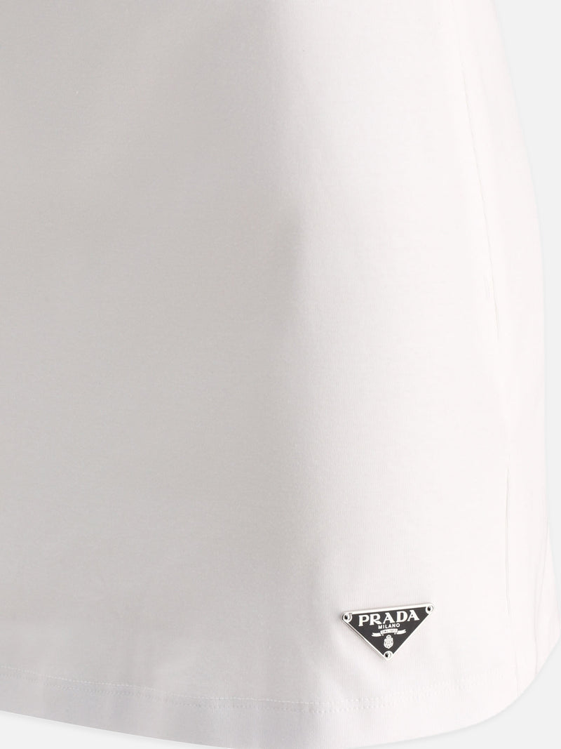 Vietti Prada Gonna con logo triangolo Convenienza