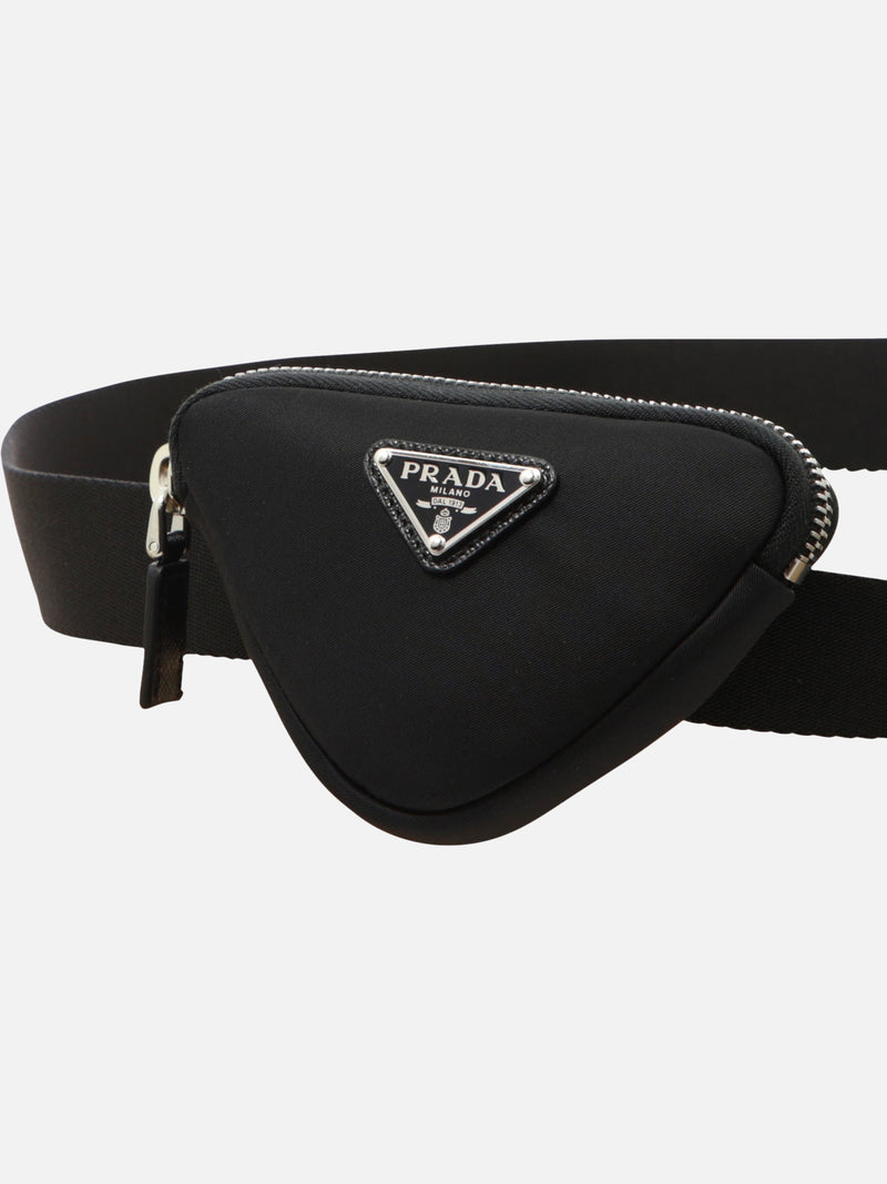 Vietti Prada Cintura con pouch in Re-Nylon Negozio