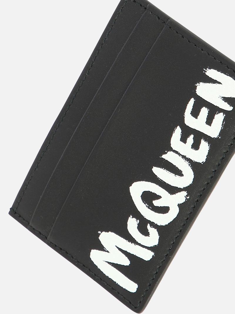 Vietti Alexander McQueen Portacarte "McQueen Graffiti" Nuova