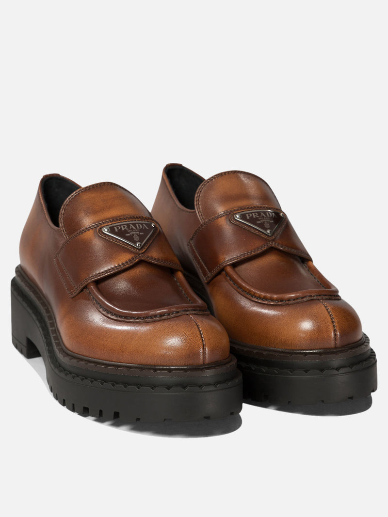 Vietti Prada Mocassini "Double Chocolate" Spedizione Gratuita