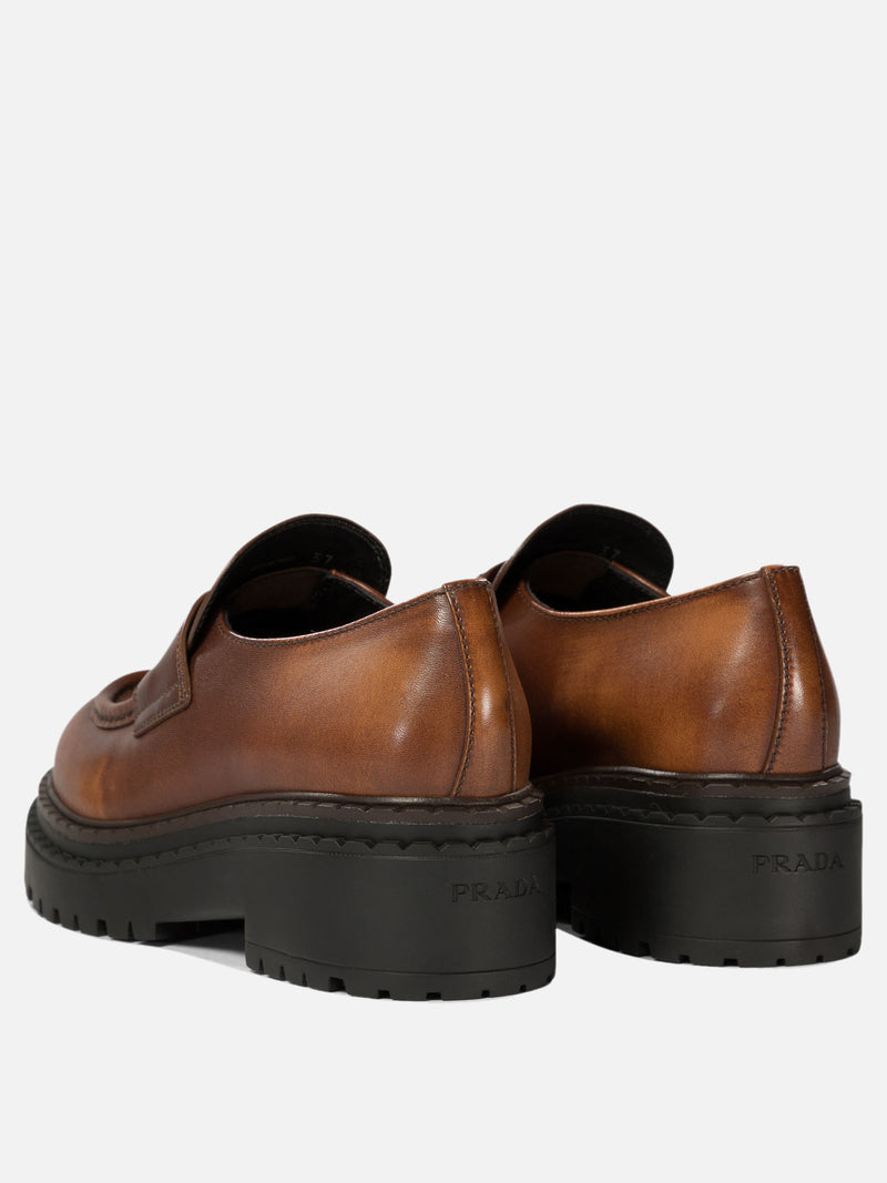Vietti Prada Mocassini "Double Chocolate" Spedizione Gratuita